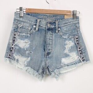 NWT American Eagle Outfitters Vintage High-Rise Festival Shorts sz 00